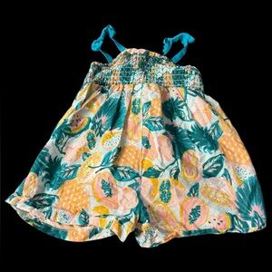 Tommy Bahama baby girls size 12 months bubble one piece romper teal mango outfit